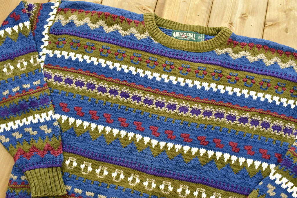 Vintage American Eagle Knitted Sweater /