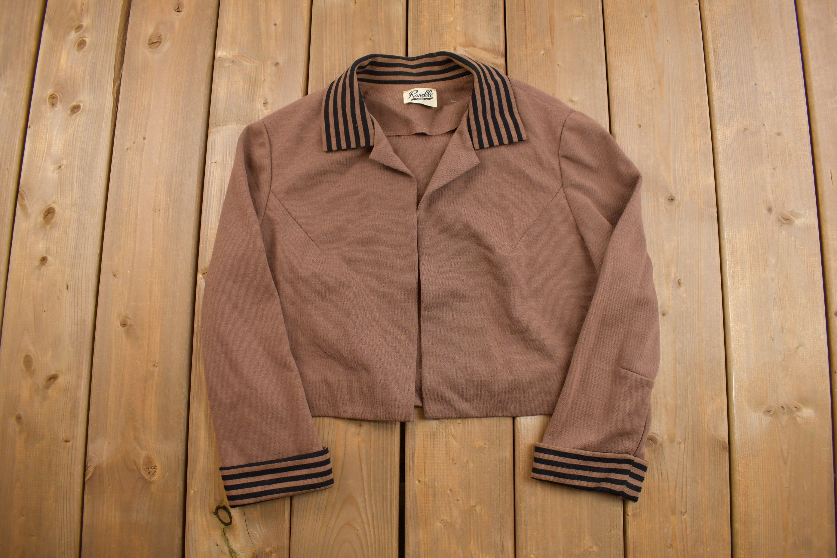 Vintage 1970s Ranelle Dress Over Shirt Jacket