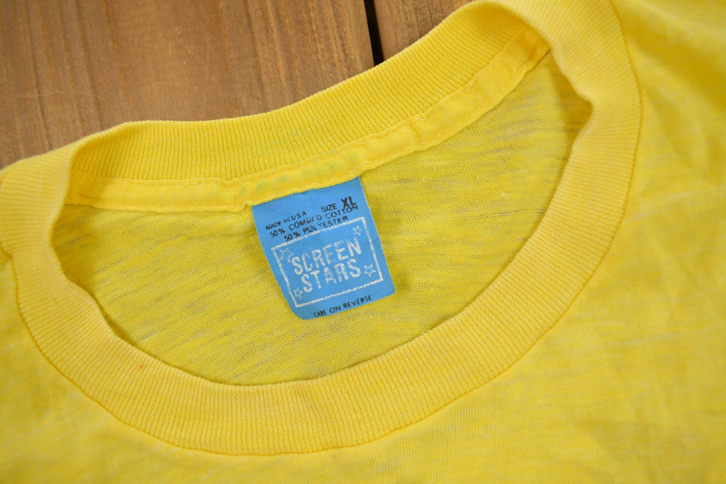 Vintage 1980s "Wanna Sing? Its Good For You" Graphic T Shirt