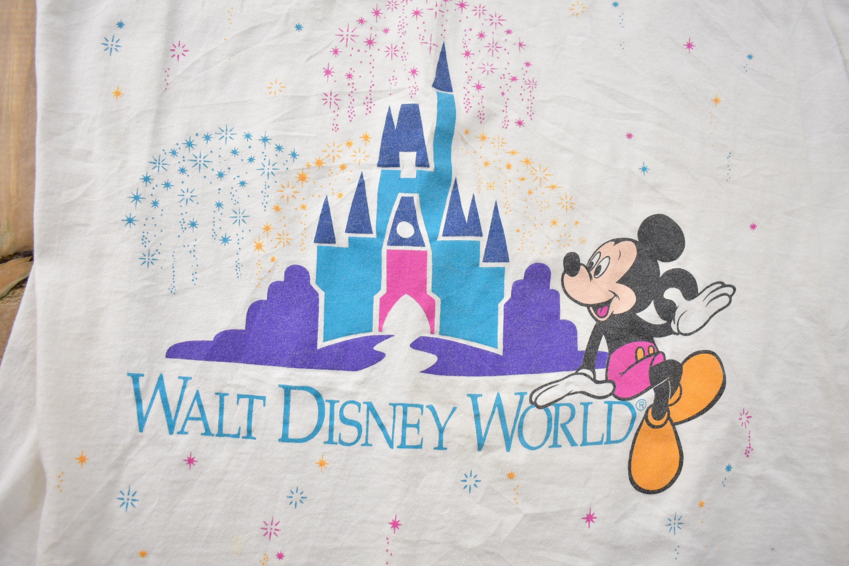 Vintage 1990s Walt Disney World Mickey Mouse Promo Tank Top