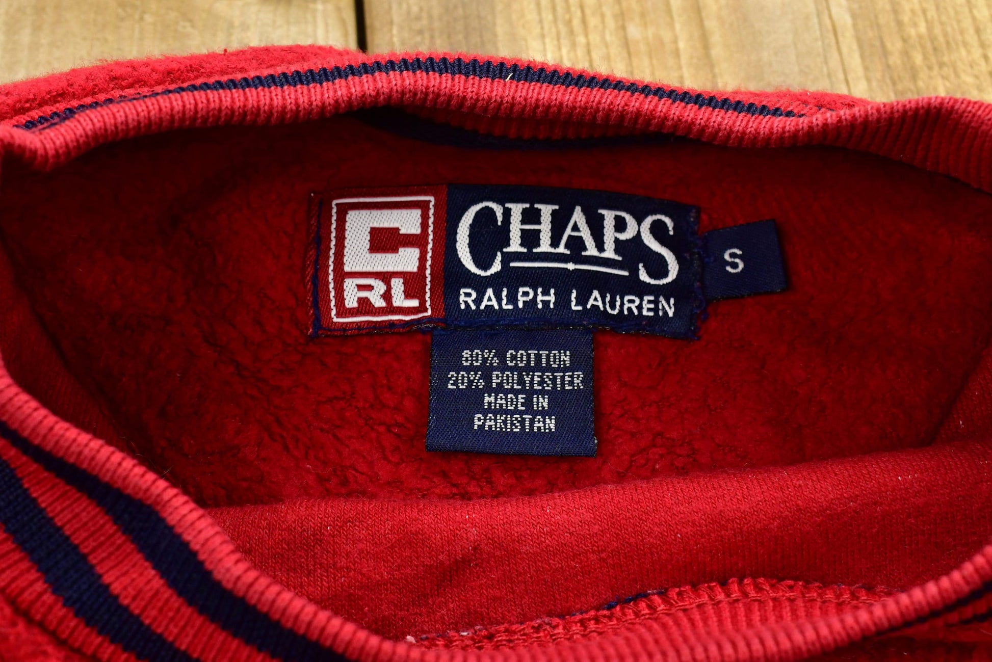 Vintage 1990s Chaps Fleece Sweatshirt / 90s Ralph Lauren / Sportswear / 90s Crewneck / Streetwear / Athleisure