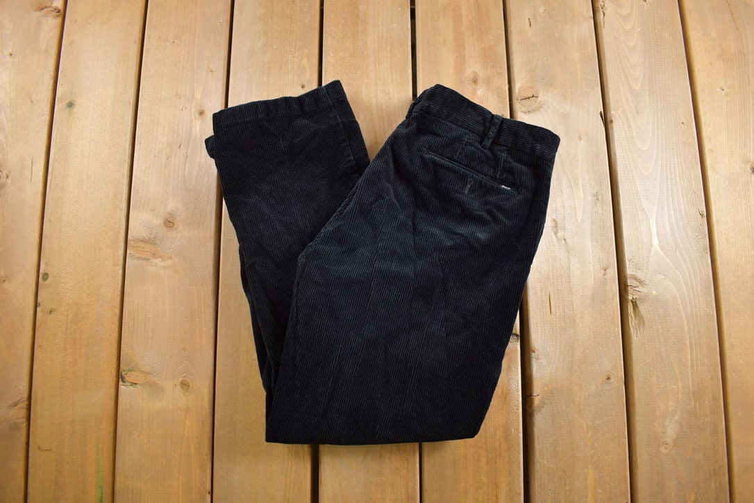 Vintage 1990's Polo Ralph Lauren Corduroy Trousers 33 x 28