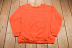 Vintage 1980s Raglan Sleeve Blank Crewneck Sweatshirt