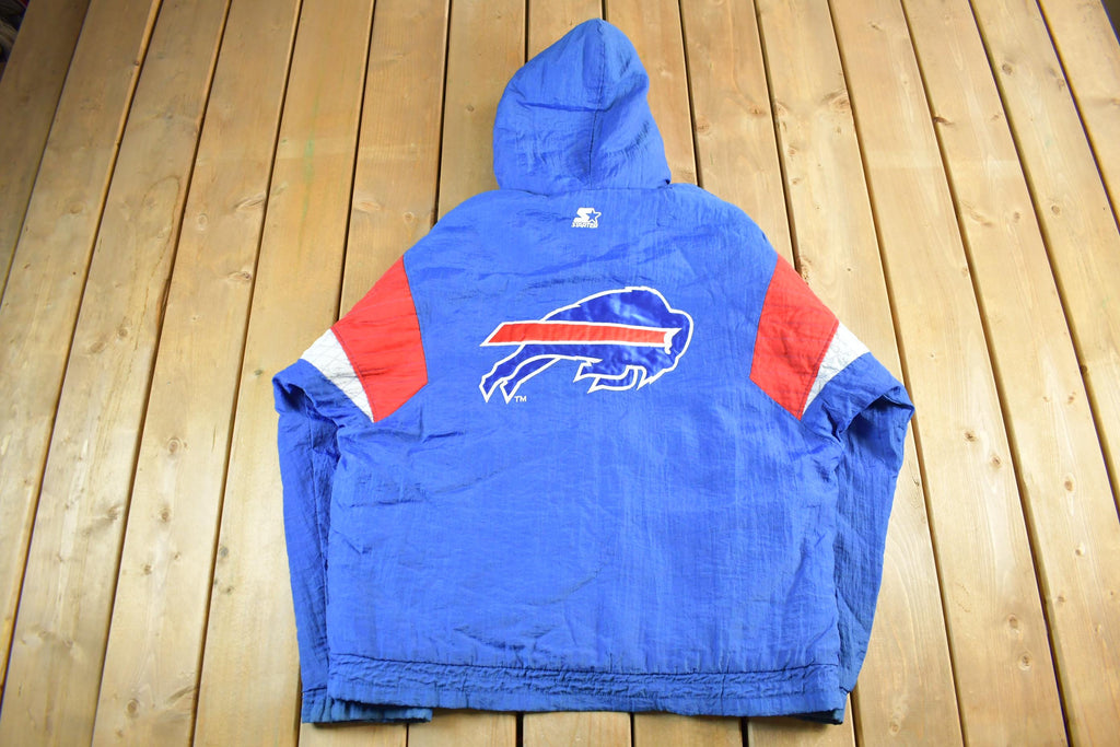 Vintage 1990s Buffalo Bills NFL Starter Anorak Jacket Men's XL