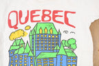 Vintage 1990s Quebec Canada Souvenir Travel T-Shirt Youth S