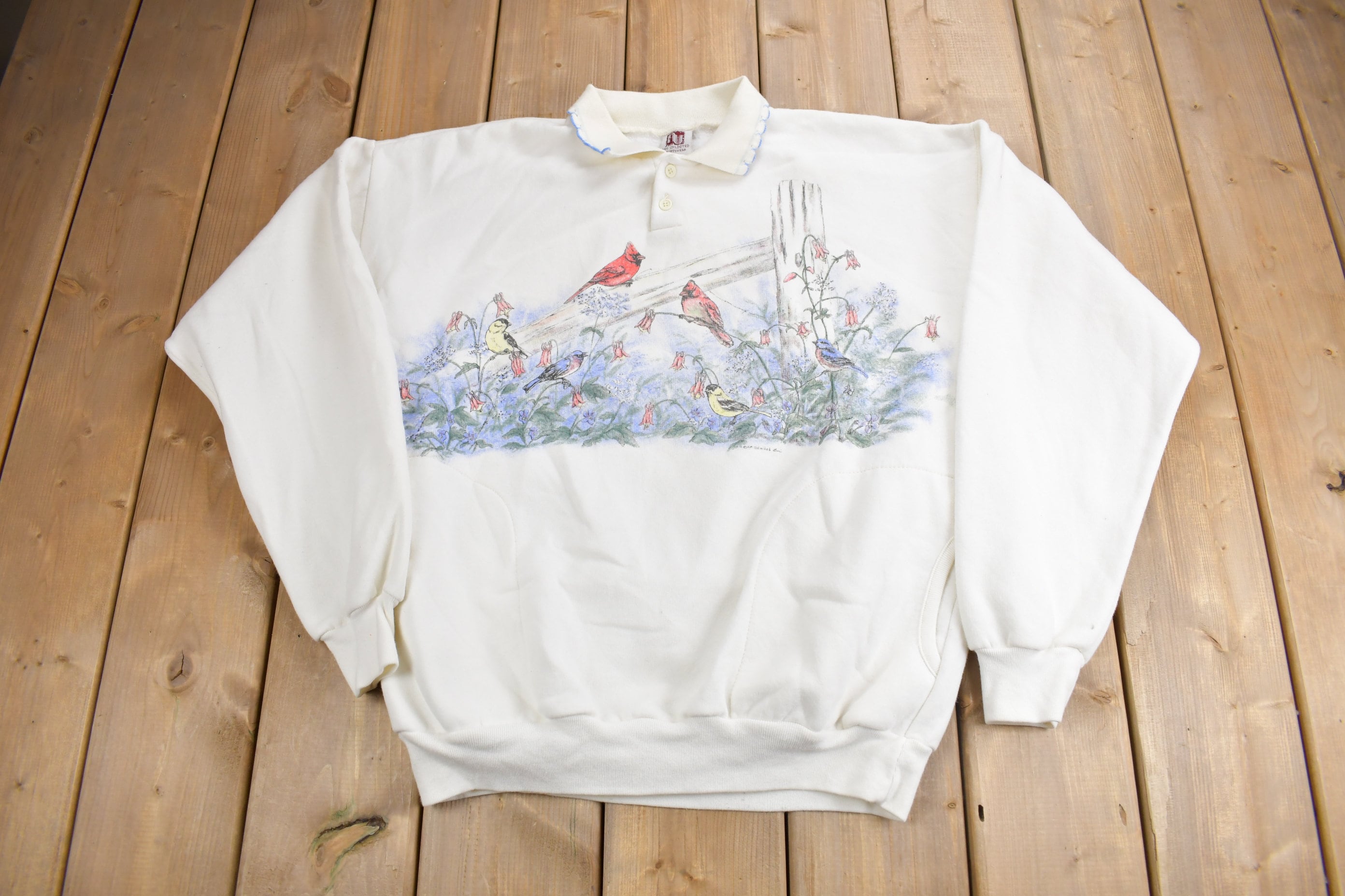 Vintage 1990s Cute Cardinal Bird Theme