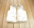 Vintage 1990s Polo Jeans Fur Lined Embroidered Sweater Vest