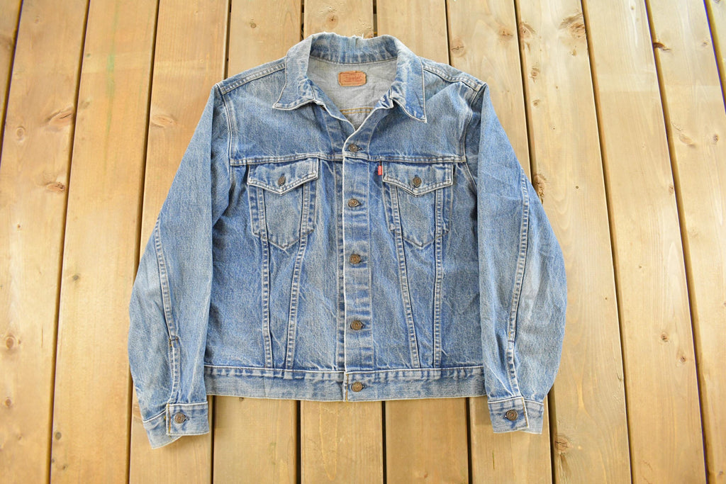 Vintage 1990s Levi's Denim Jean Trucker Men's Medium
