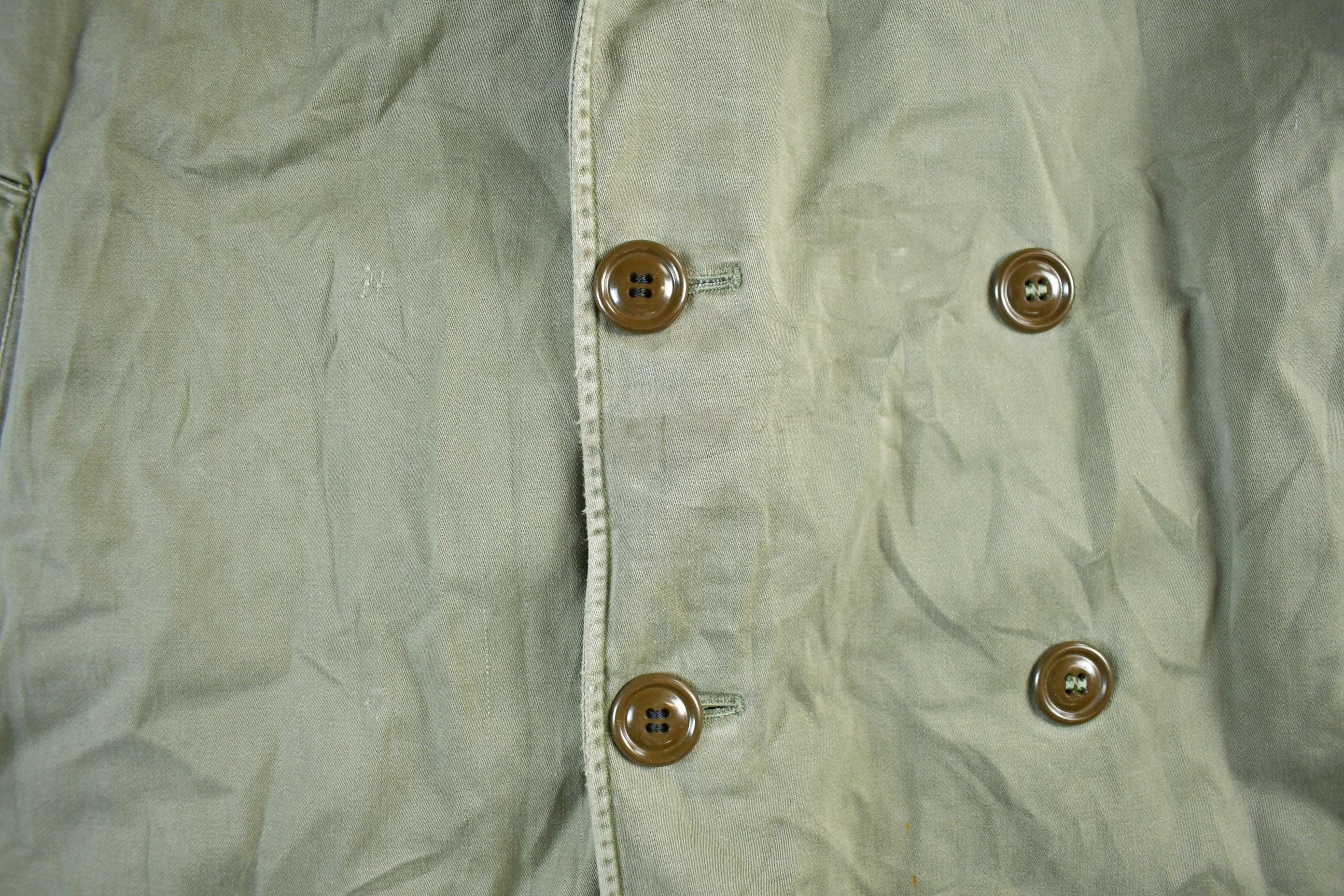 Vintage 1951 A. Dubois & Sons Hooded Wool Lined Overcoat Men's Medium