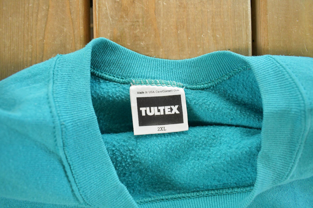 Vintage 1990s Tultex Blank Crewneck Sweatshirt Men's 2XL