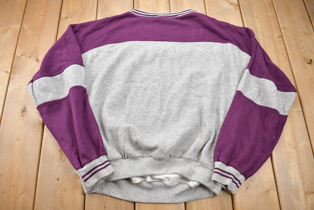 Vintage 1990s Wolves Theme Ruged Classics Crewneck Sweater