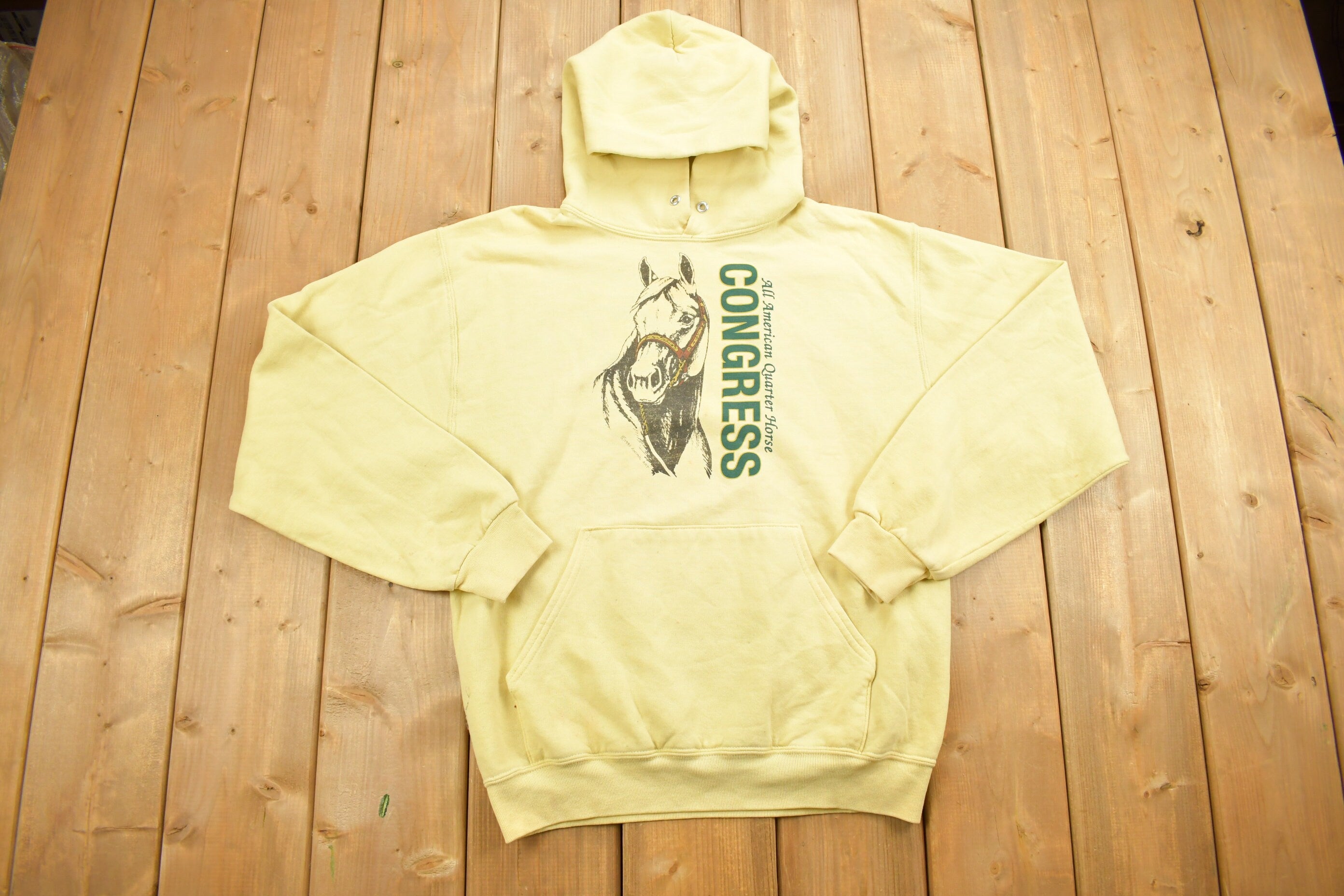 Vintage 1990s Congress Horse Hoodie