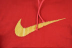 Vintage 1990s Nike Embroidered Mini Swoosh Hoodie Sweatshirt