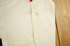 Vintage 1950s FDL Embroidered Collegiate Cardigan Sweater