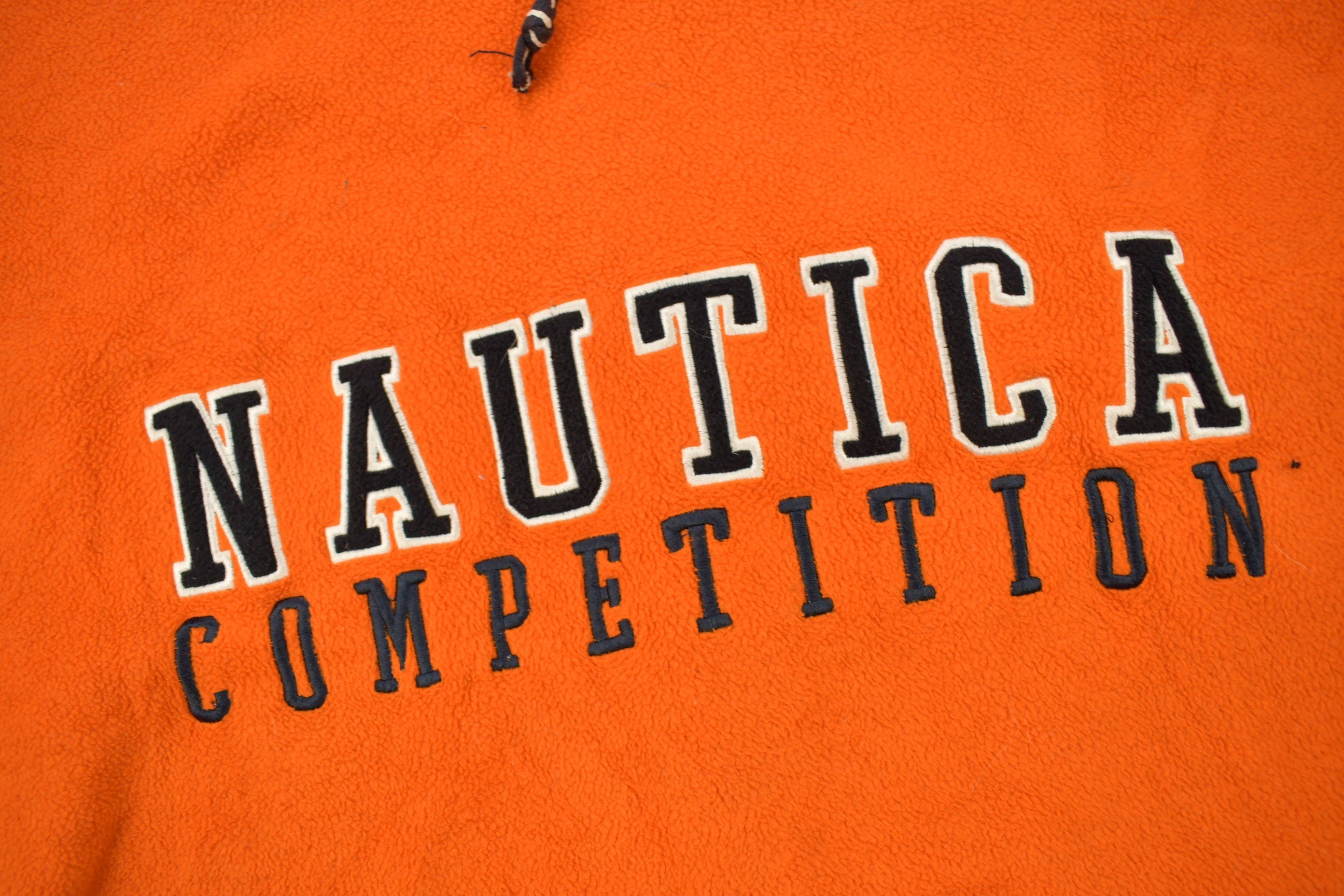 Vintage 1990s Nautica Competition Fleece Hoodie