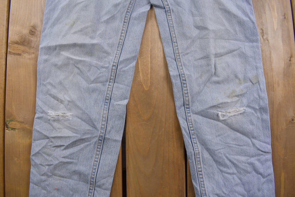 Vintage 1990s Levi's 550 Red Tab Distressed Jeans Size 26 x 32