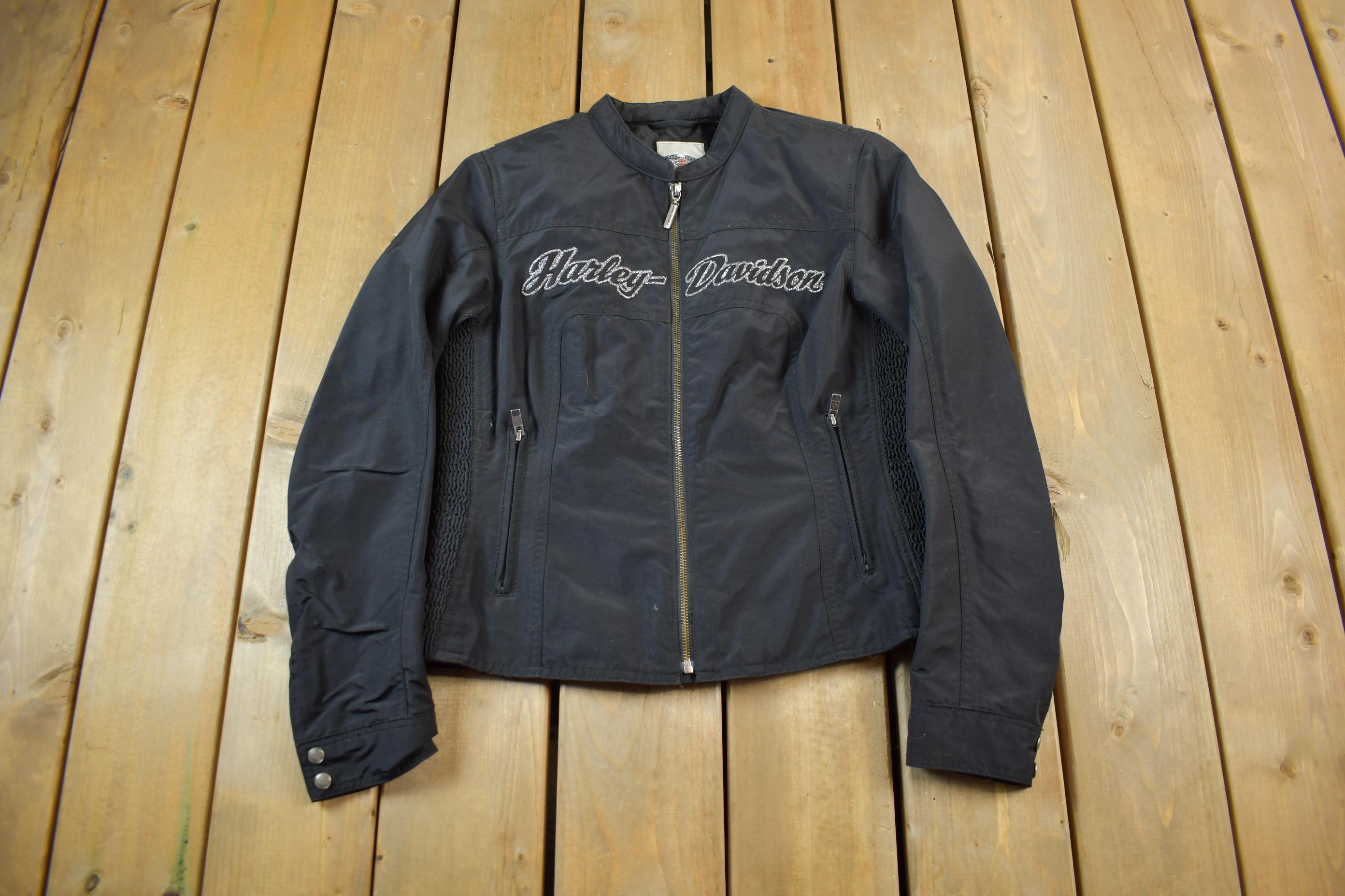 Vintage Y2K Harley Davidson Motorcycles Light Jacket Size Women's M