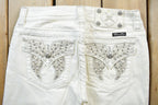 Vintage Y2K Miss Me Bedazzled Low Rise Jeans Size 26x32