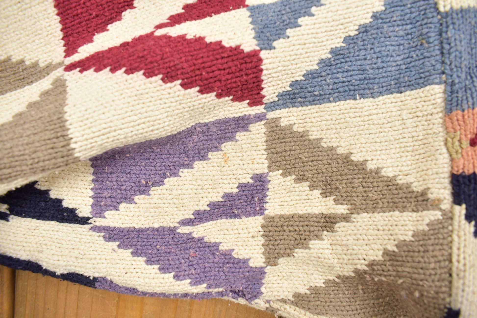 Vintage 1990s Byford Abstract Knitted Crewneck Sweater