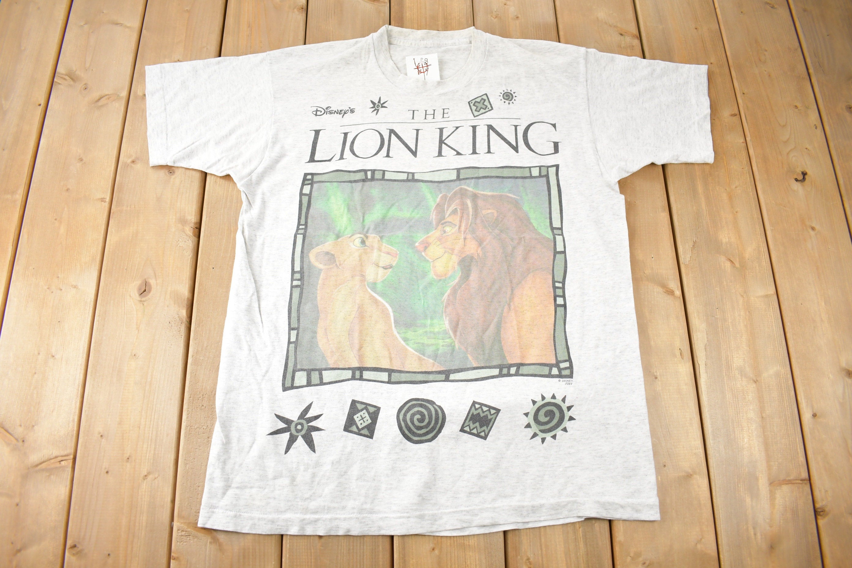 Vintage 1994 Disney's The Lion King The Movie Promo Single Stitch Graphic T-Shirt