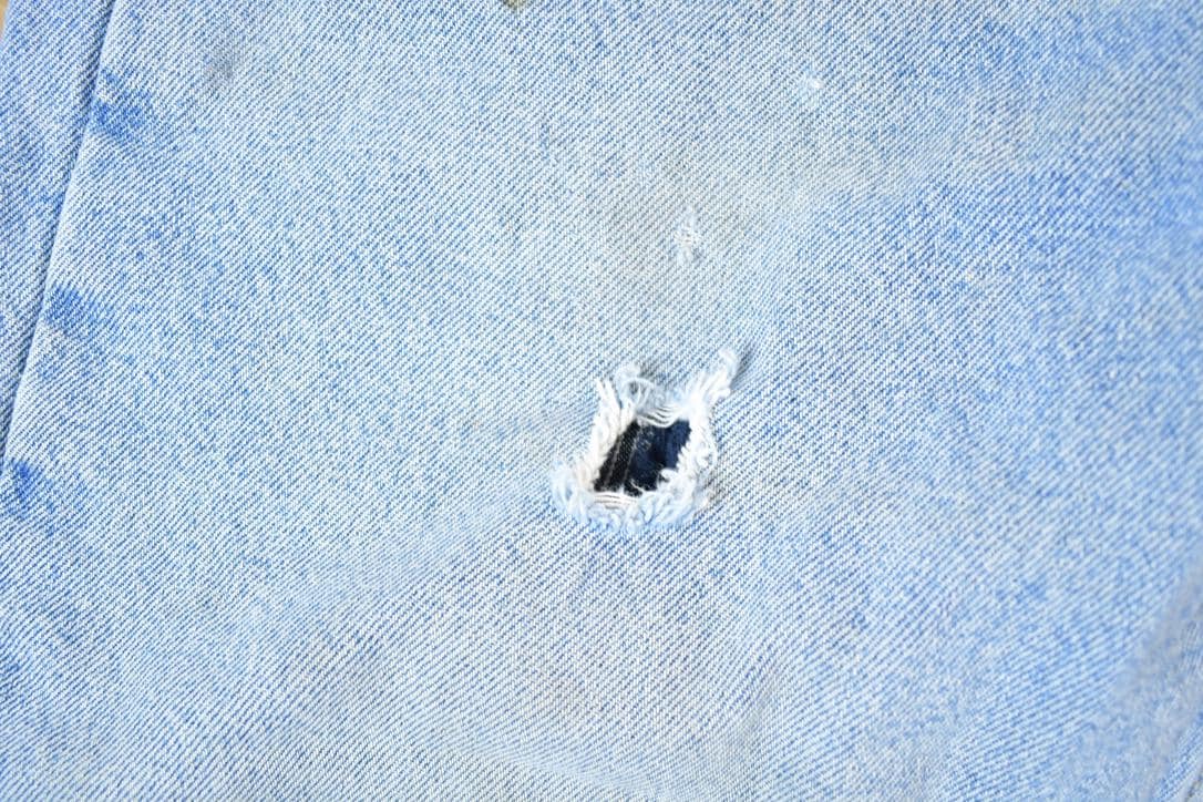 Vintage 1990s Carhartt Denim Lined Work Jeans Size 34 x 34