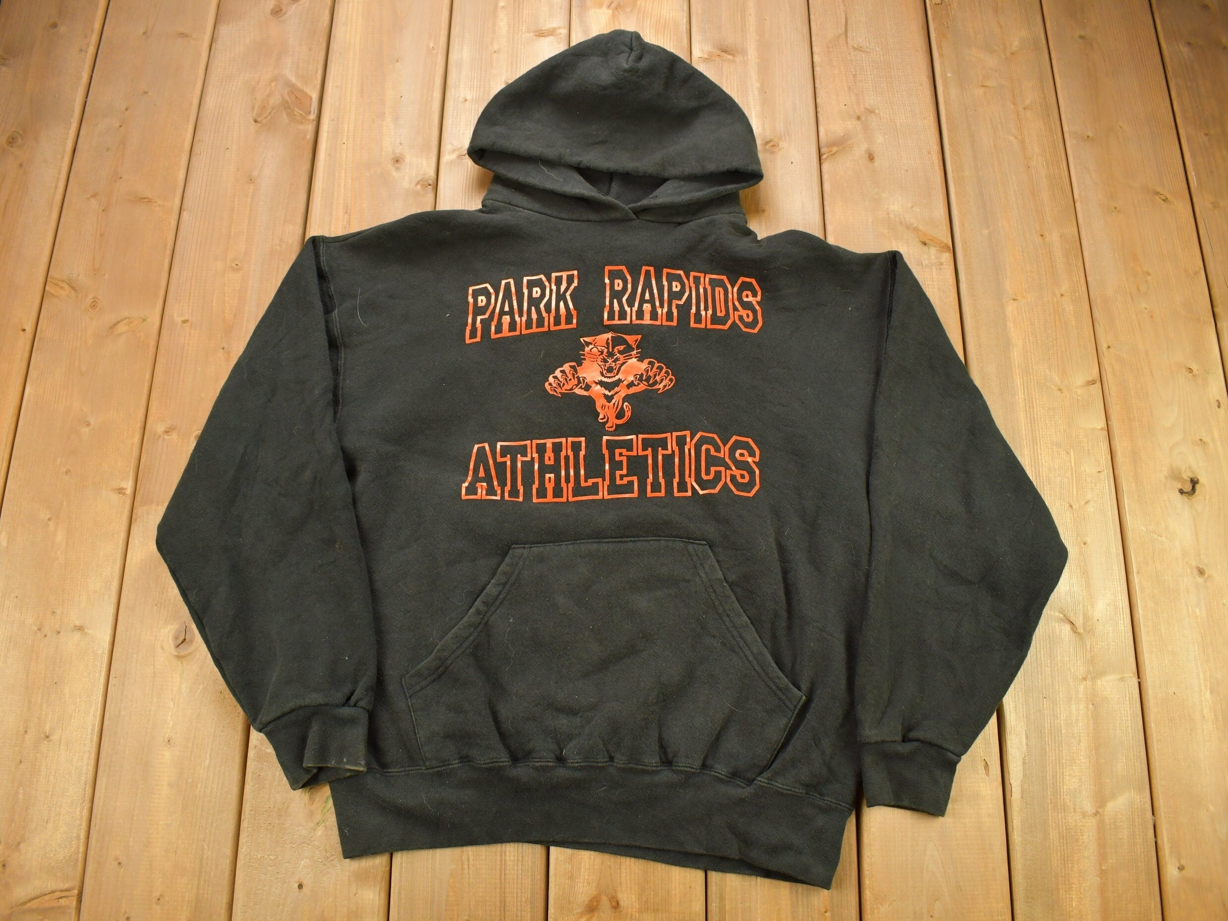 Vintage 1990s Park Rapids Athletics Graphic Hoodie