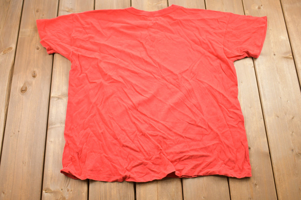 Vintage 1980s Firefighter Graphic T-Shirt