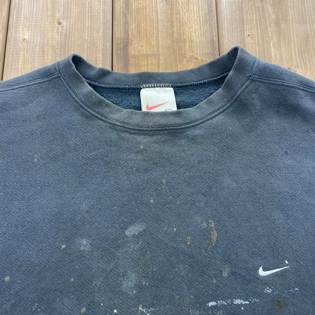 Vintage 1990s Nike Embroidered Mini Swoosh Crewneck