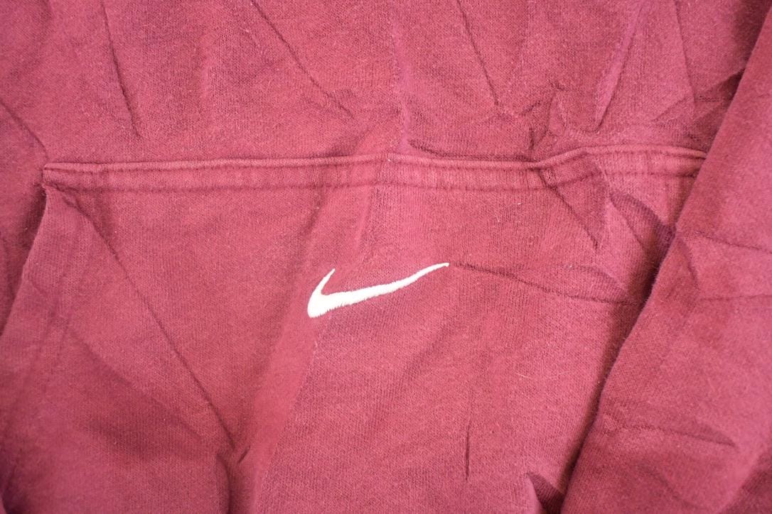 Vintage Y2K Wabasso Rabbits Middle Swoosh Nike Hoodie Sweatshirt Men's XL / Swoosh Logo / Minimalist / Made in USA / 2000s Nike Sweater