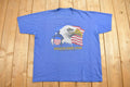 Vintage 1990s Operation Desert Storm Eagle Graphic T-Shirt