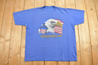 Vintage 1990s Operation Desert Storm Eagle Graphic T-Shirt