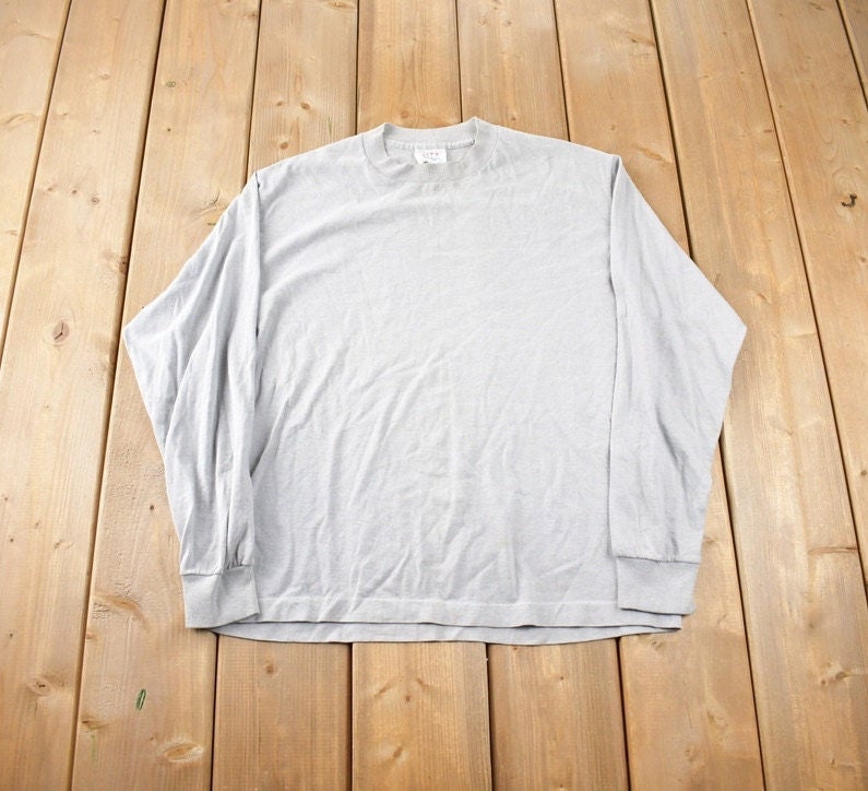 Vintage 1990s Heft Grey Long Sleeve T Shirt
