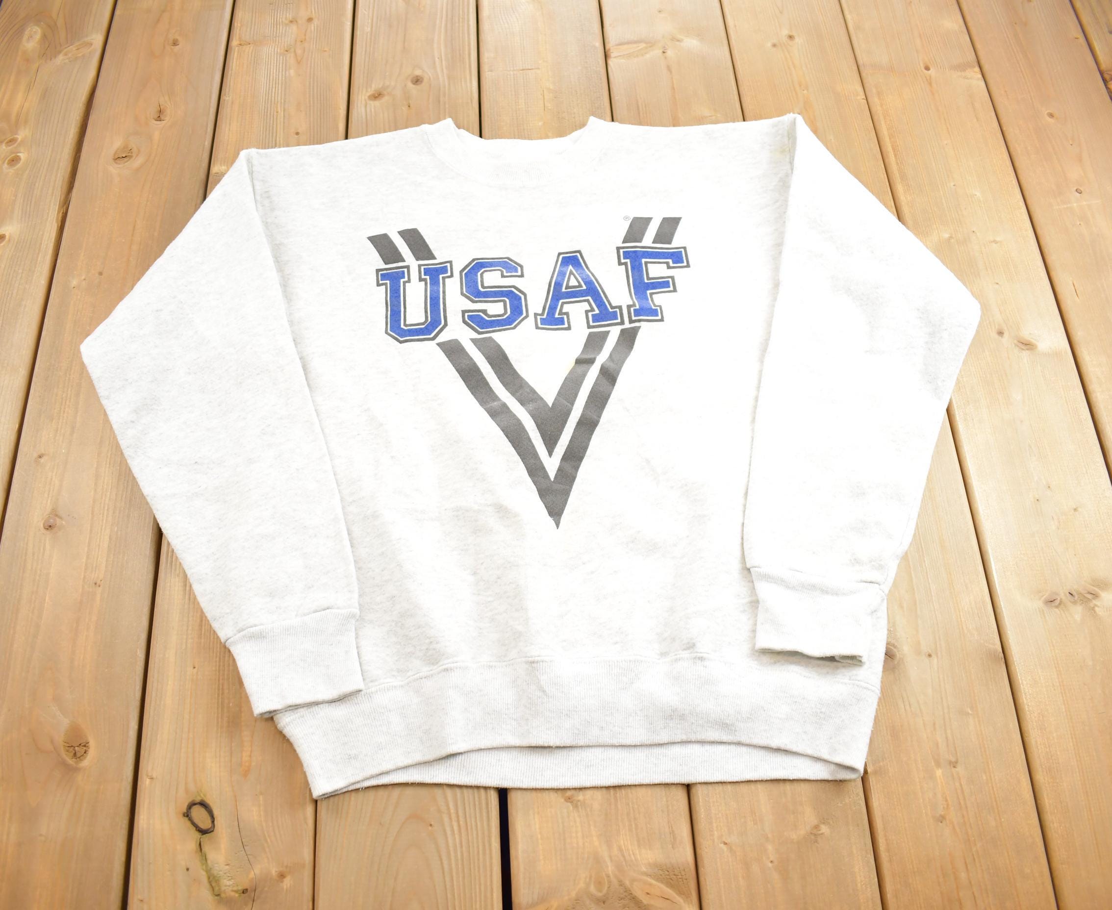 Vintage 1980s USAF Life Signs Crewneck Sweatshirt Made In USA