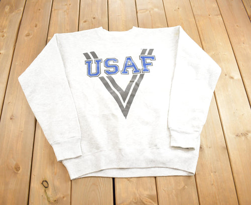 Vintage 1980s USAF Life Signs Crewneck Sweatshirt Made In USA