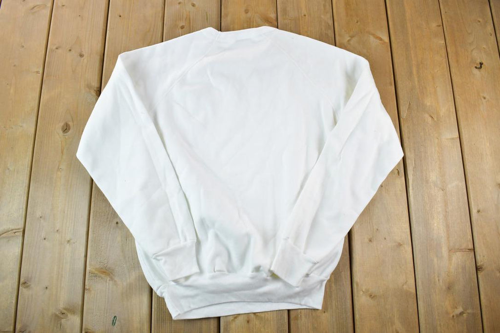 Vintage 1990s Catch The Rainbow Cartoon Sketch Souvenir Crewneck Sweatshirt Made In USA