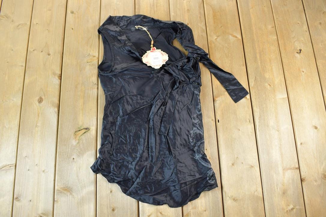 Women Vintage Deadstock Vigos Y2K T-Shirt Vigoss Grunge Skull Print