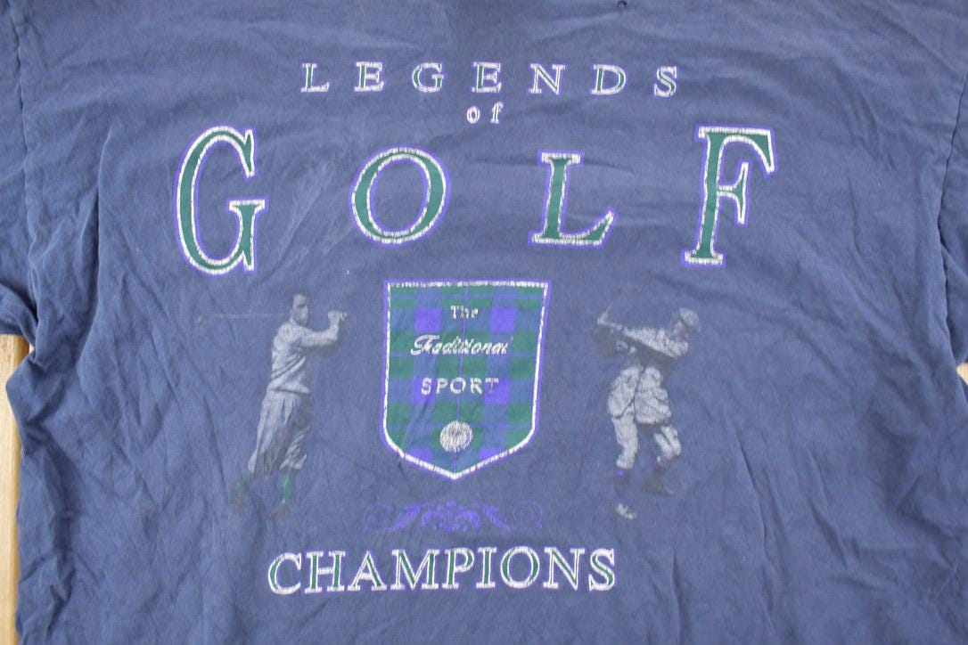 Vintage 1990s Legends Of Golf Graphic T-Shirt