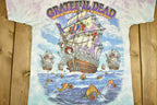 Vintage 1993 Grateful Dead Ship Of Fools All Over Print Pirate T-shirt