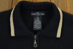 Vintage 1990s Black CYC Knit Cardigan Sweater