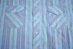 Vintage 1990s Wrangler Western Shirts Blank Shirt Sleeve Pearl Button Up Shirt