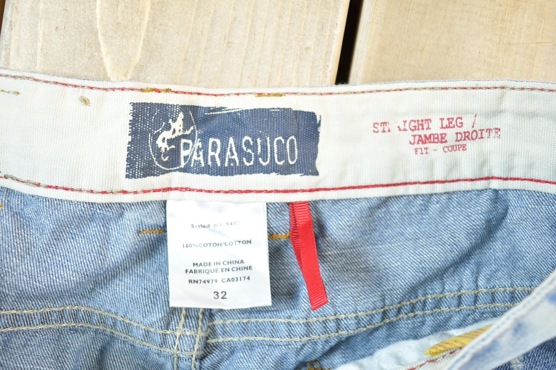 Vintage Y2K Parasuco Denim Jeans Size 32 x 30 / Vintage Denim / Vintage Levis / Retro Jeans