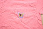 Vintage 1990s Butterfly Embroidered T-Shirt