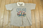 Vintage 1990s Chicago Collared Single Stitch T-Shirt