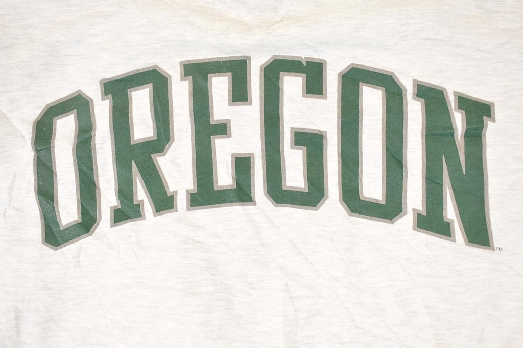 Vintage 1990s Oregon Russell Pro Cotton Heavyweight University Crewneck Sweater Mens XL