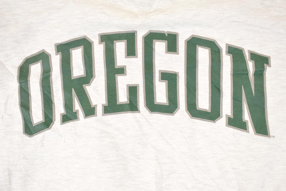 Vintage 1990s Oregon Russell Pro Cotton Heavyweight University Crewneck Sweater Mens XL