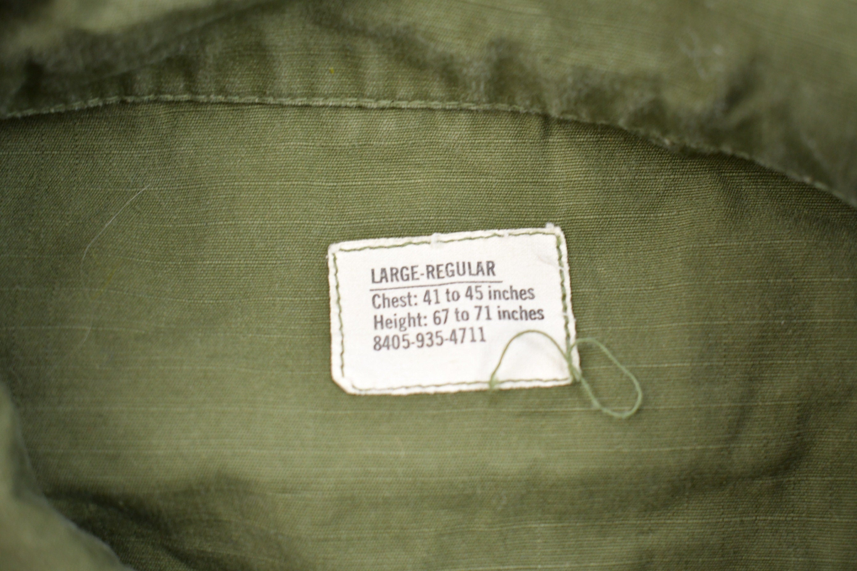 Vintage 1980s Military Field Jacket