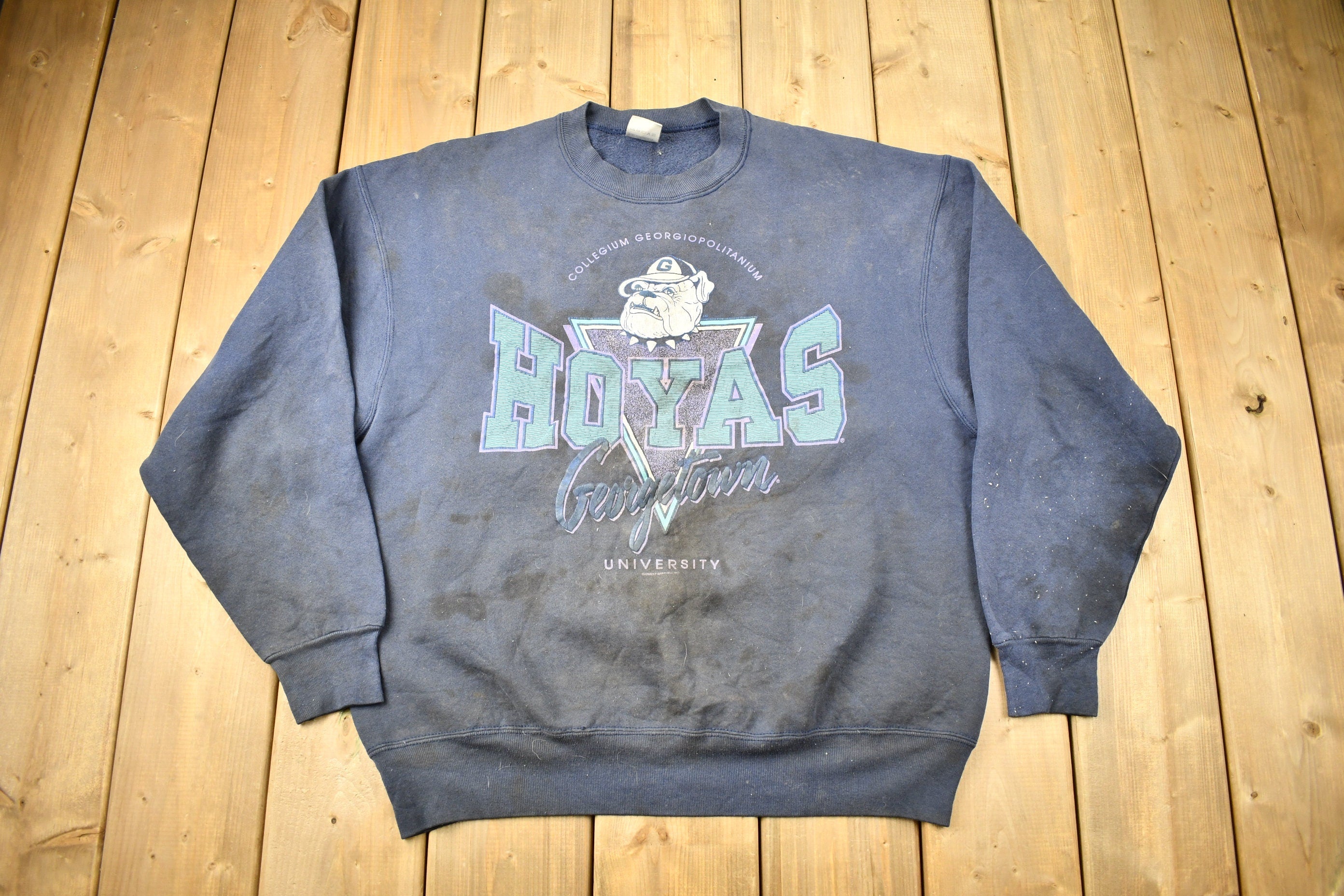 Vintage 1990s University of Georgetown Hoya's Collegiate Crewneck
