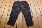 Vintage 1990s Lee Black Denim Straight Leg Jeans Size 30 x 26.5