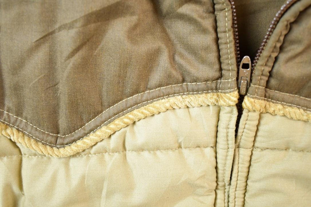 Vintage 1980s Field And Stream Light Puffer Western Jacket Made In USA