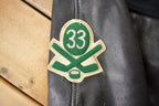 Vintage 1990s Stars Hockey Leather Letterman Varsity Jacket